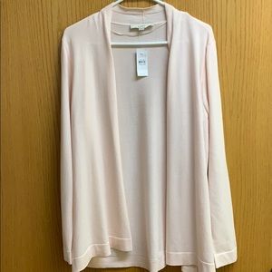 NWT Light Pink Loft Open Cardigan